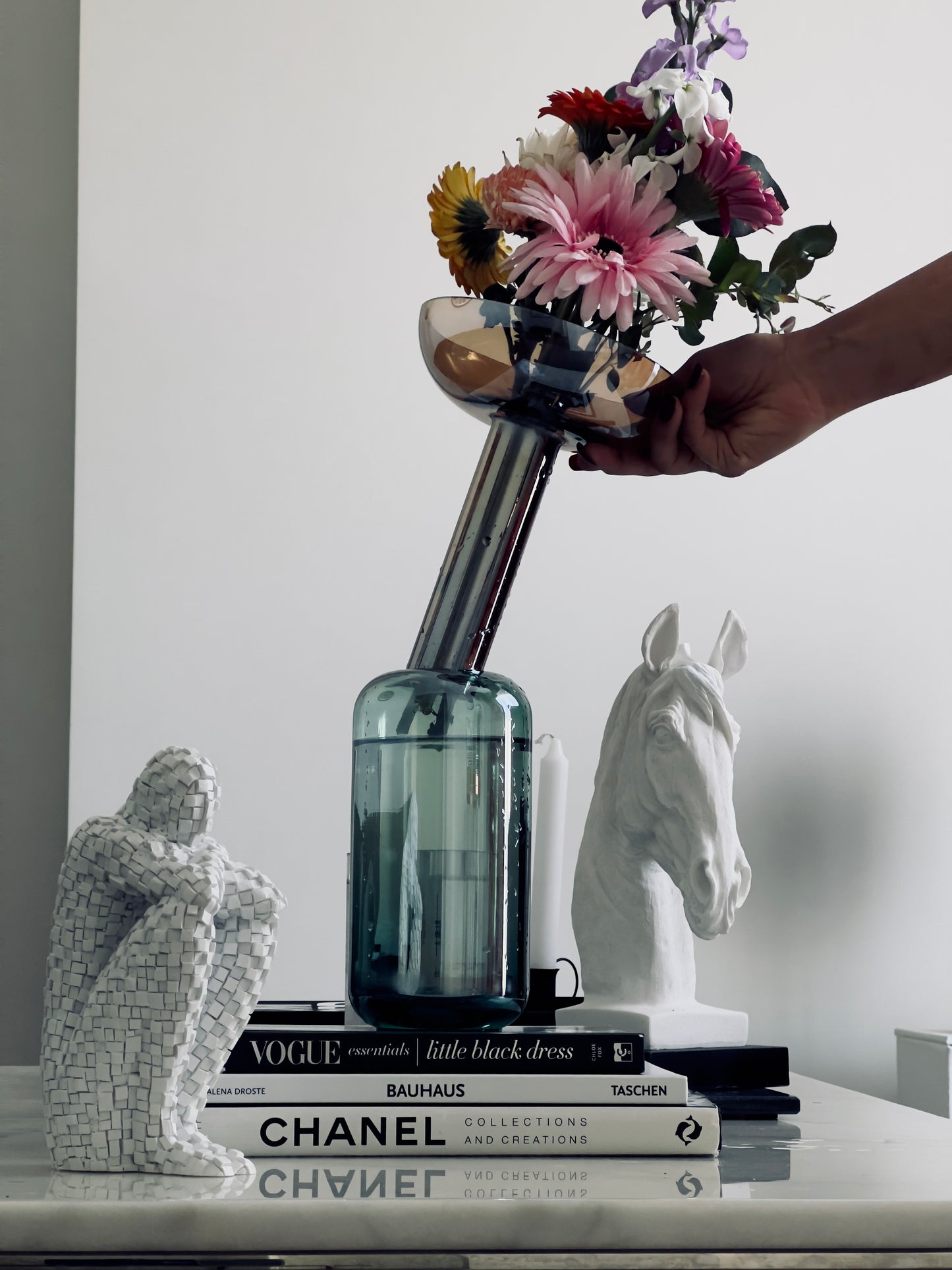 Prism Glass Vase - Viral Vase - Multicolor Vase