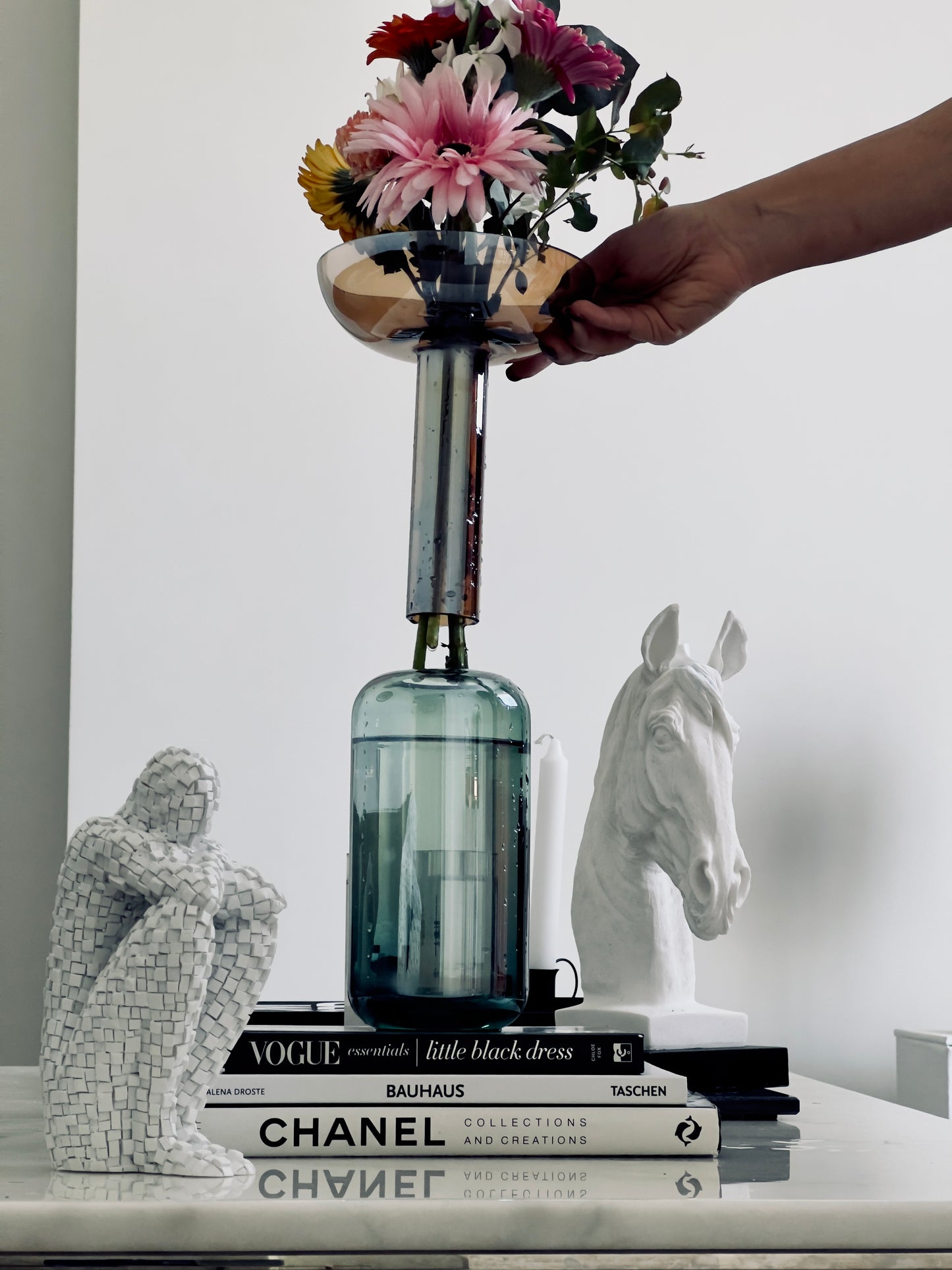 Prism Glass Vase - Viral Vase - Multicolor Vase