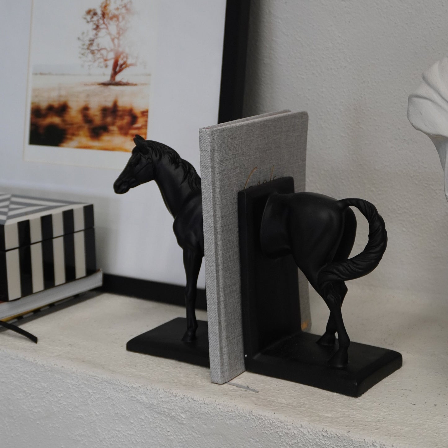 Bryant Regal Horse Sculpture Bookends