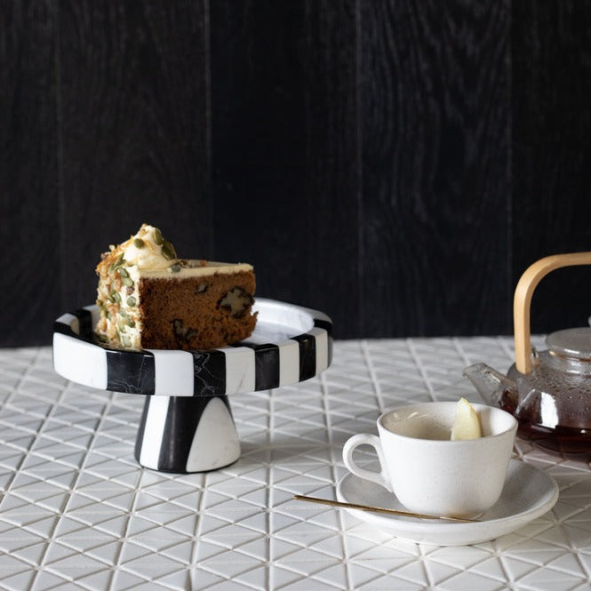 Audrey Marble Cake Stand Small *Immediate dispatch