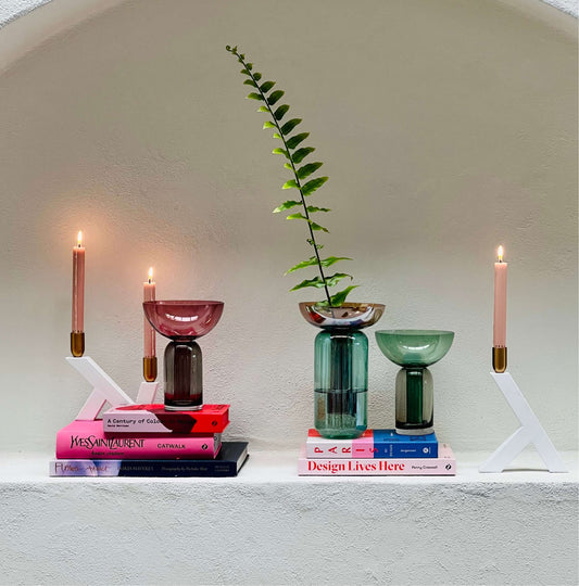 Prism Glass Vase - Viral Vase - Multicolor Vase